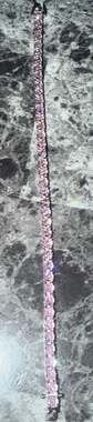 Pink Tourmaline Round Cut Tennis Bracelet in 925 Sterling Silver